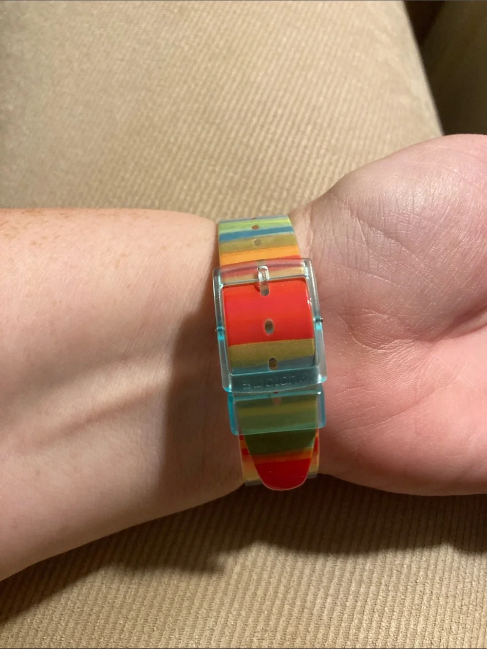 Women’s Swatch Watch ‘Color the Sky’ GS124 Swiss *w/extra band*